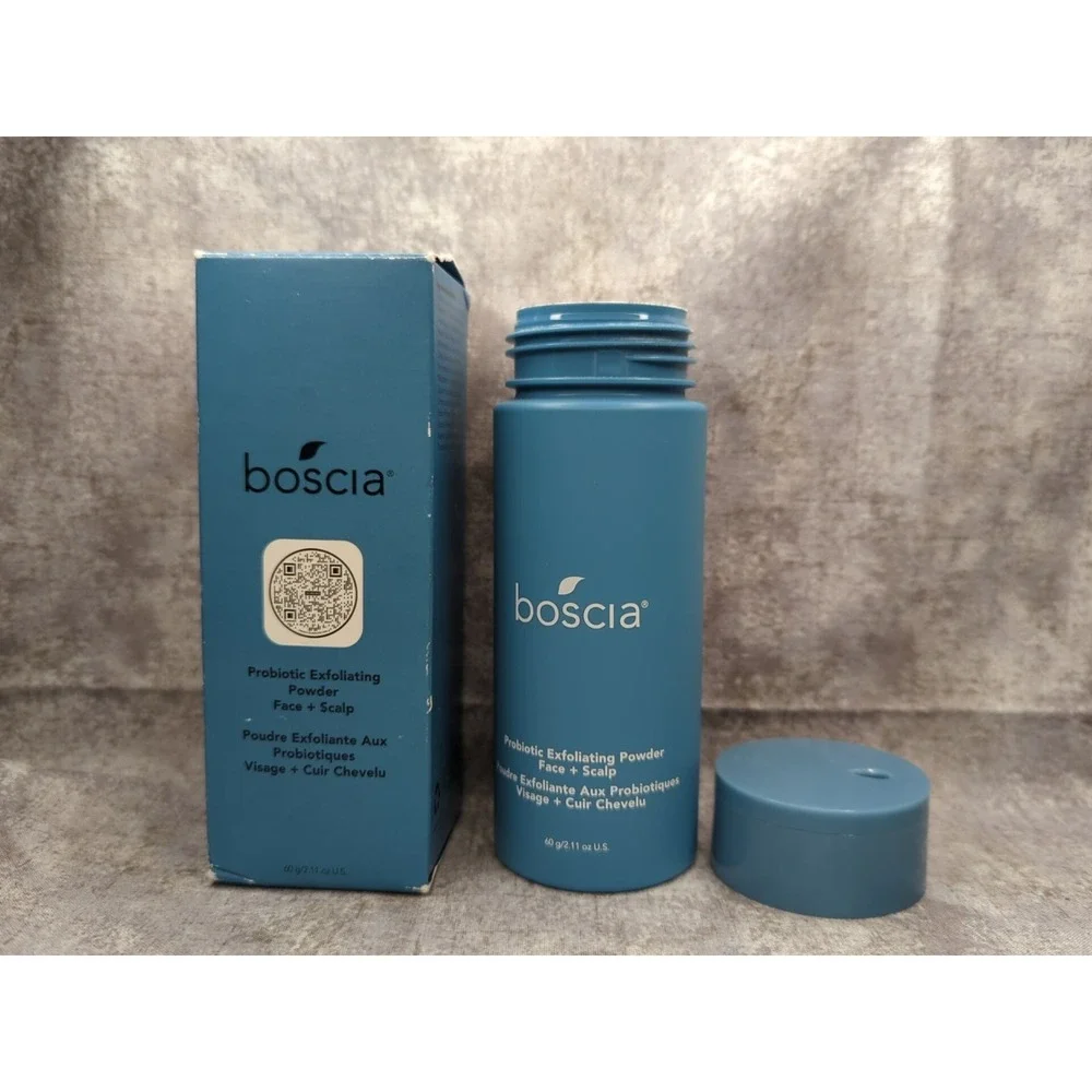Boscia Probiotic Exfoliating Powder Face + Scalp 2.11 oz. New Exp 7/29/2027